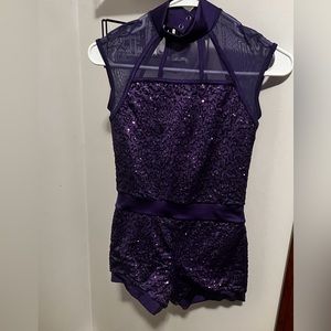 Jazz costume purple sparkle